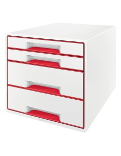Leitz WOW CUBE Rosso, Bianco