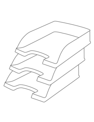 Leitz 52275095 vassoio da scrivania Polistirolo Nero