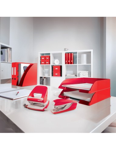 Leitz WOW scatola per la conservazione di documenti Polistirolo Rosso