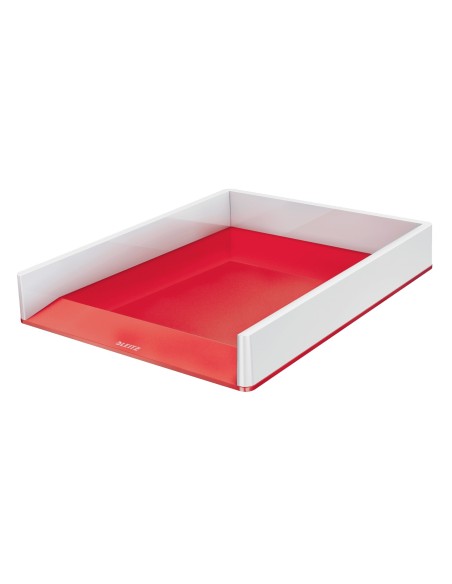 Leitz WOW scatola per la conservazione di documenti Polistirene (PS) Rosso, Bianco