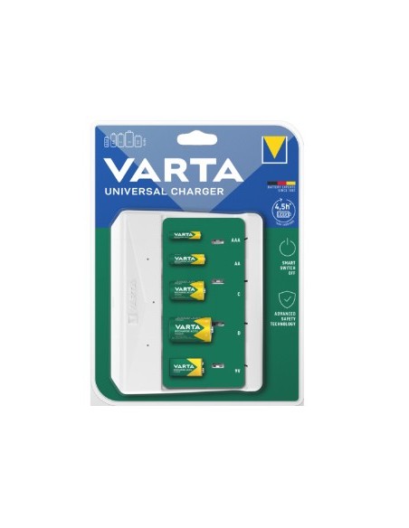 Varta Universal Charger carica batterie Batteria per uso domestico AC