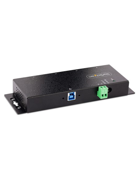StarTech.com Hub USB 3.0 Industriale a 4 Porte - Multipresa USB Alimentata, ESD e Protezione da Sovratensione - Ciabatta USB-A
