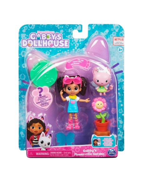 Gabby's Dollhouse Set Art Studio con 2 personaggi giocattolo, 2 accessori, scatola con sorpresa e mobile, giocattolo per