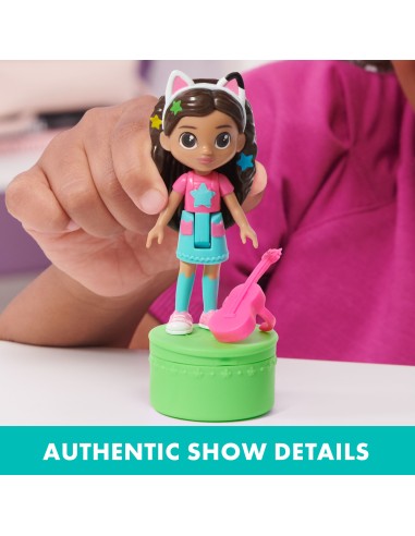 Gabby's Dollhouse , Set di personaggi a tema festa da ballo con bambola di Gabby, 6 gatti giocattolo e accessori, per bambini