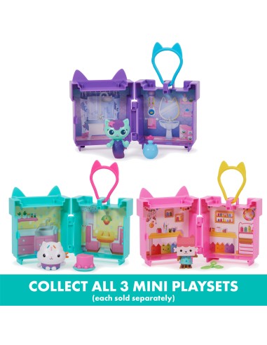 Gabby's Dollhouse , set di gioco agganciabile con Siregatta e accessori per la casa delle bambole, giocattoli per bambini dai 3