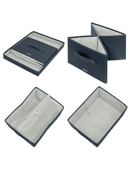 Leitz 61440089 scatola di conservazione Armadietto portaoggetti Rettangolare Tessuto Blu Leitz 61440089 scatola di conservazione Armadietto portaoggetti Rettangolare Tessuto Blu