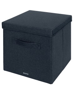 Leitz 61450089 scatola per la conservazione di documenti Cartoncino, Tessuto Grigio