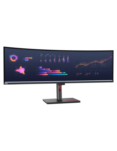 Lenovo ThinkVision P49w-30 LED display 124,5 cm (49") 5120 x 1440 Pixel DQHD Nero