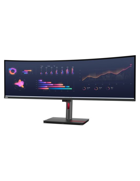 Lenovo ThinkVision P49w-30 LED display 124,5 cm (49") 5120 x 1440 Pixel DQHD Nero