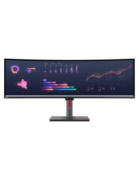Lenovo ThinkVision P49w-30 LED display 124,5 cm (49") 5120 x 1440 Pixel DQHD Nero