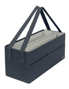 Leitz 64440089 borsa e tracolla Tessuto Nero Unisex Borsa a mano
