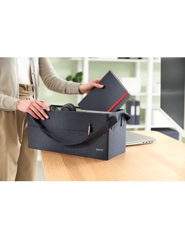 Leitz 64440089 borsa e tracolla Tessuto Nero Unisex Borsa a mano