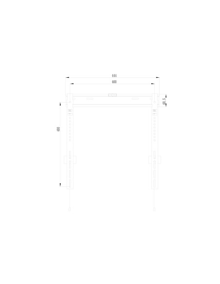 Equip 650363 Supporto per display espositivi 139,7 cm (55") Nero