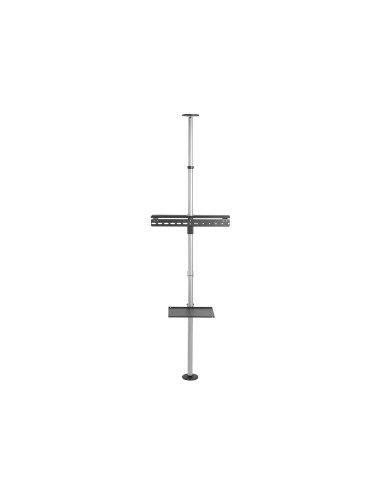 Equip 650621 Supporto TV a parete 177,8 cm (70") Nero, Stainless steel