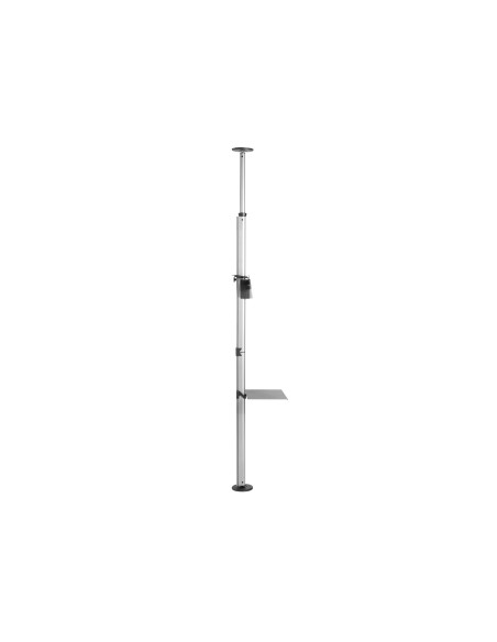 Equip 650621 Supporto TV a parete 177,8 cm (70") Nero, Stainless steel