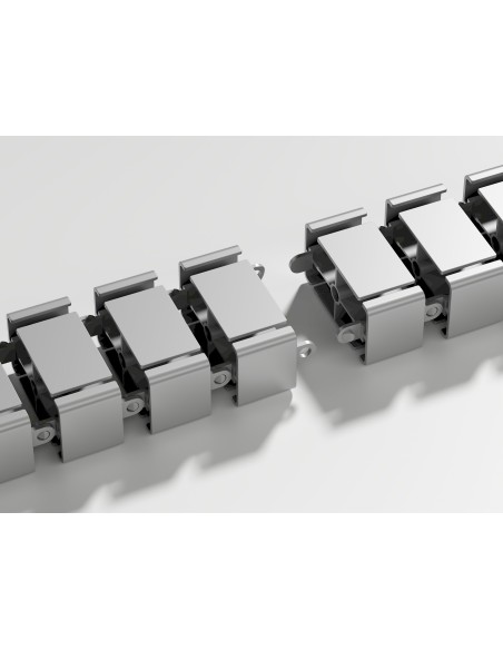 Equip 650860 organizer per cavi Scrivania Guaina intrecciata per cavi Grigio 1 pz