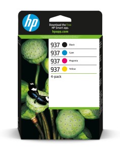 HP Confezione da 4 cartucce di inchiostro CMYK originali 937