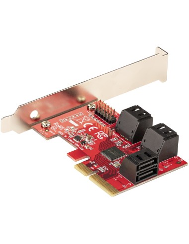 StarTech.com Scheda PCI Express 3.0 a SATA - Scheda di Espansione PCIe SATA a 6 porte - 6 Gbps - Staffa a Profilo Basso -