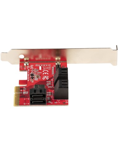 StarTech.com Scheda PCI Express 3.0 a SATA - Scheda di Espansione PCIe SATA a 6 porte - 6 Gbps - Staffa a Profilo Basso -