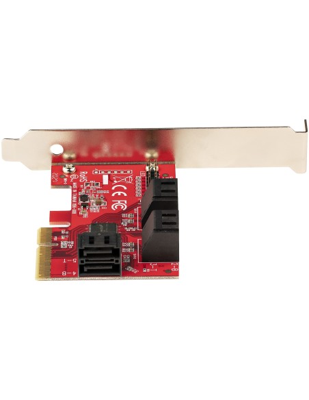 StarTech.com Scheda PCI Express 3.0 a SATA - Scheda di Espansione PCIe SATA a 6 porte - 6 Gbps - Staffa a Profilo Basso -