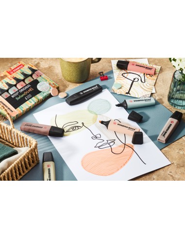 STABILO BOSS ORIGINAL NatureColors evidenziatore 10 pz Punta smussata Beige