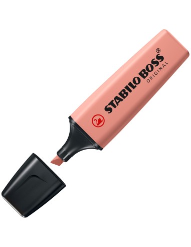 STABILO BOSS ORIGINAL NatureColors evidenziatore 4 pz Punta smussata Nero, Bronzo, Marrone, Verde
