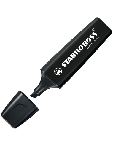 STABILO BOSS ORIGINAL NatureColors evidenziatore 4 pz Punta smussata Nero, Bronzo, Marrone, Verde