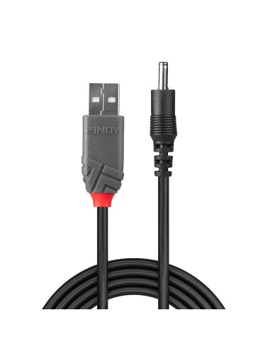 Lindy 70266 cavo di alimentazione Nero 1,5 m USB A