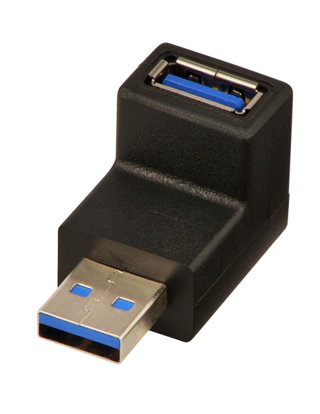 Lindy 71260 adattatore per inversione del genere dei cavi USB A Nero