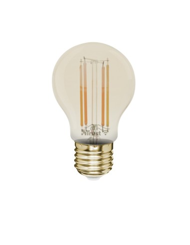 Trust 71300 soluzione di illuminazione intelligente Lampadina intelligente Wi-Fi Metallico, Trasparente