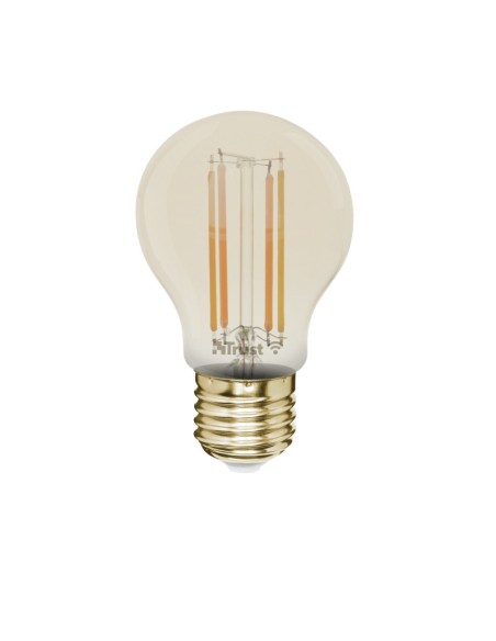 Trust 71300 soluzione di illuminazione intelligente Lampadina intelligente Wi-Fi Metallico, Trasparente