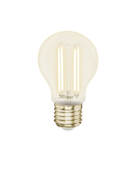 Trust 71300 soluzione di illuminazione intelligente Lampadina intelligente Wi-Fi Metallico, Trasparente