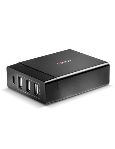 Lindy 73329 Caricabatterie per dispositivi mobili Universale Nero AC Interno
