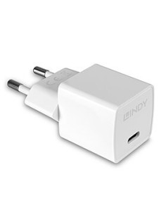 Lindy 73410 Caricabatterie per dispositivi mobili Smartphone Bianco AC Interno
