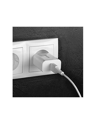 Lindy 73412 Caricabatterie per dispositivi mobili Smartphone, Tablet Bianco AC Ricarica rapida Interno, Esterno