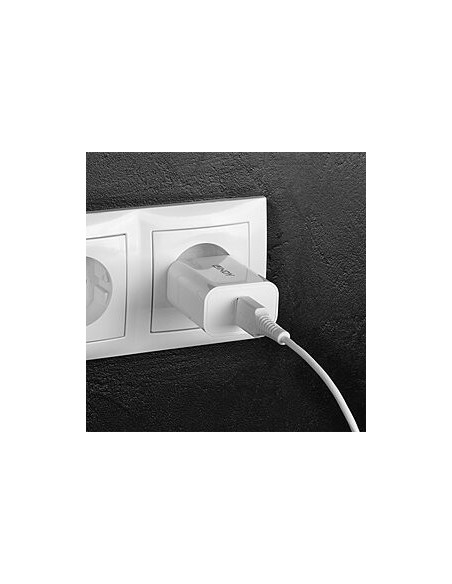 Lindy 73412 Caricabatterie per dispositivi mobili Smartphone, Tablet Bianco AC Ricarica rapida Interno, Esterno