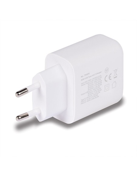 Lindy 73424 Caricabatterie per dispositivi mobili Universale Bianco AC Ricarica rapida Interno