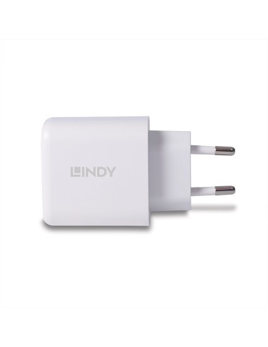 Lindy 73424 Caricabatterie per dispositivi mobili Universale Bianco AC Ricarica rapida Interno