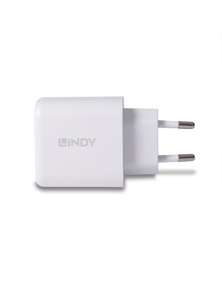 Lindy 73424 Caricabatterie per dispositivi mobili Universale Bianco AC Ricarica rapida Interno