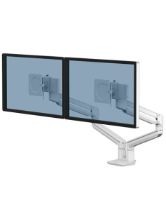 Fellowes Tallo 8614701 supporto da tavolo per Tv a schermo piatto 101,6 cm (40") Bianco Scrivania