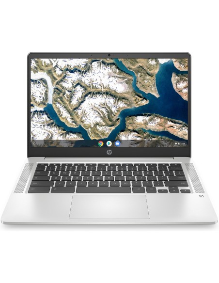 HP Chromebook 14a-na0071nl 35,6 cm (14") Full HD Intel® Celeron® N4120 4 GB LPDDR4-SDRAM 64 GB eMMC Wi-Fi 5 (802.11ac) ChromeOS