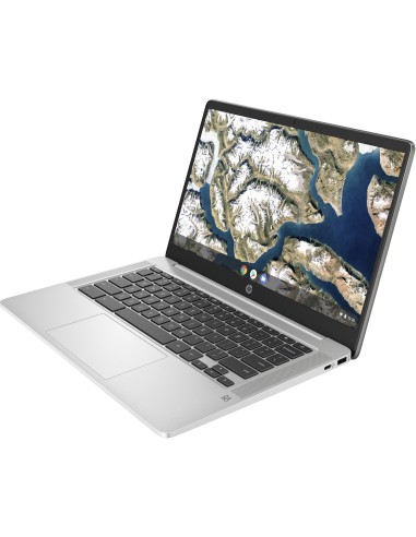 HP Chromebook 14a-na0071nl 35,6 cm (14") Full HD Intel® Celeron® N4120 4 GB LPDDR4-SDRAM 64 GB eMMC Wi-Fi 5 (802.11ac) ChromeOS