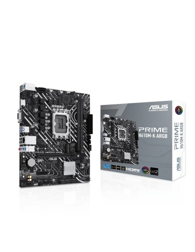 ASUS PRIME H610M-K ARGB Intel H610 LGA 1700 micro ATX