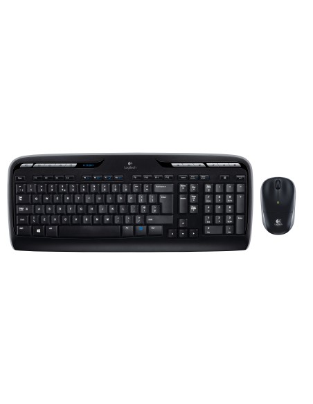 Logitech Wireless Combo MK330 tastiera Mouse incluso USB QWERTY US International Nero