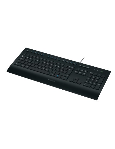Logitech K280E Pro f  Business tastiera USB QWERTY US International Nero