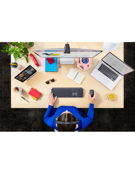 Logitech Mx Keys For Business tastiera Bluetooth Inglese Grafite