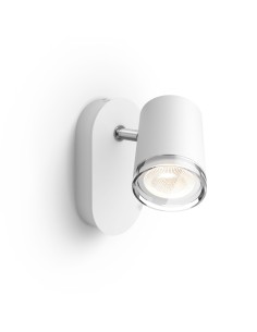 Philips Hue White ambiance Adore Faretto Smart Bagno bianco + Dimmer Switch 2
