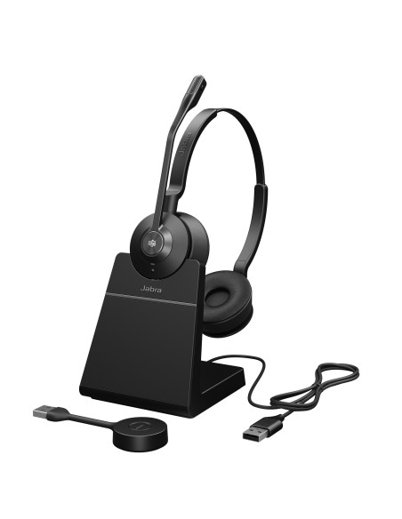 Jabra Engage 55 Auricolare Wireless A Padiglione Ufficio Nero, Titanio