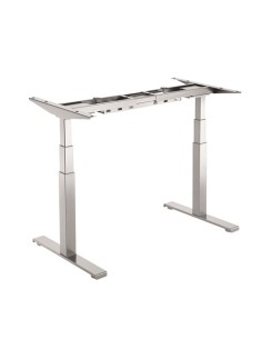 Fellowes 9694001 struttura verticale per scrivania Elettrico 2 gamba gambe Argento