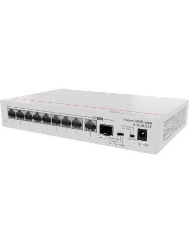 Huawei CloudEngine S110-8P2ST Supporto Power over Ethernet (PoE) Grigio